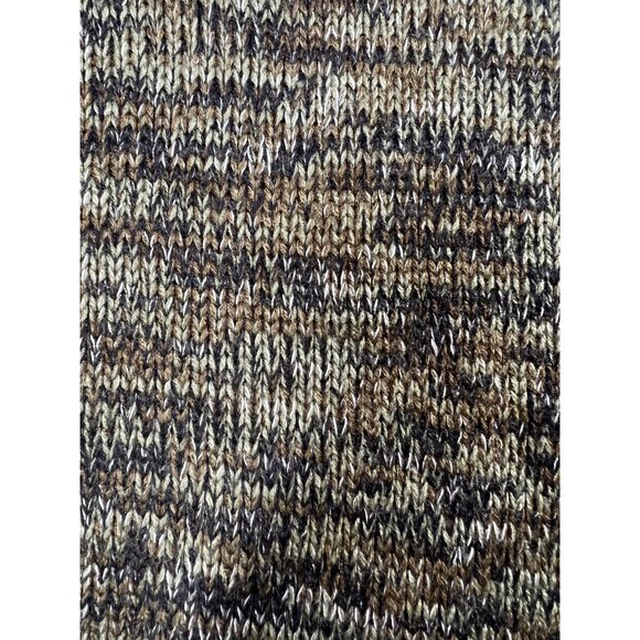 Relativity XL Olive & Brown oversized Knitted Sweater With Side Ties fall cozy - Picture 4 of 7